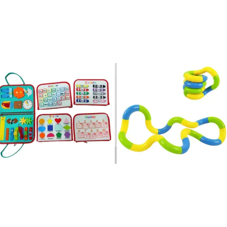 Felt Activity Board for Toddlers Development and Motor Skills - LauBelle