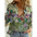 Black and White Cat Print Button-Down Shirt - LauBelle Brand