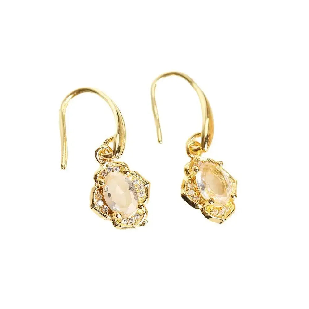 SparkleTriad Jewelry Set with Crystal Zircon Stones - LauBelle Brand