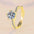 GlitzKarat Moissanite S925 Silver Ring with Exquisite Gemstone - LauBelle