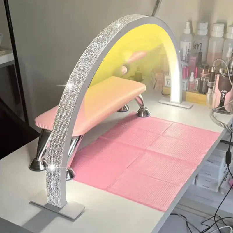 Desktop With Diamond Half Moon For Nail Beauty Shop Lighting Eye-protection Lamp - LauBelle Brand