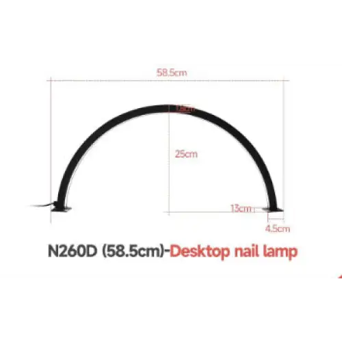 Desktop With Diamond Half Moon For Nail Beauty Shop Lighting Eye-protection Lamp - LauBelle Brand