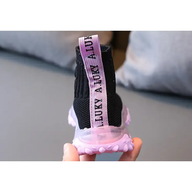 FlyKnit Light Up Shoes with Breathable and Flexible Material - LauBelle