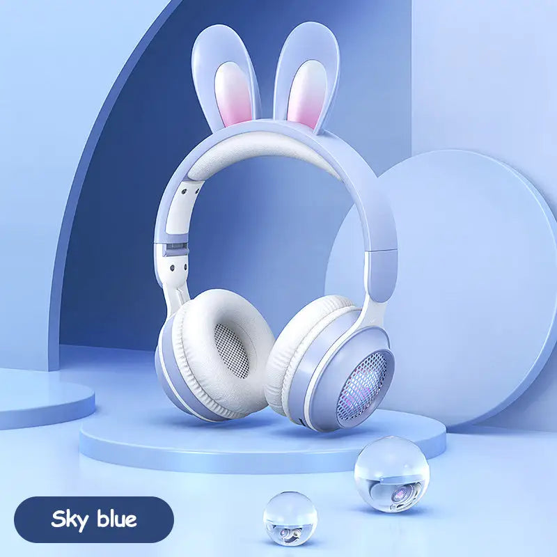 Bluetooth 5.0 Stereo Headphones with Call Function and Battery Display - LauBelle