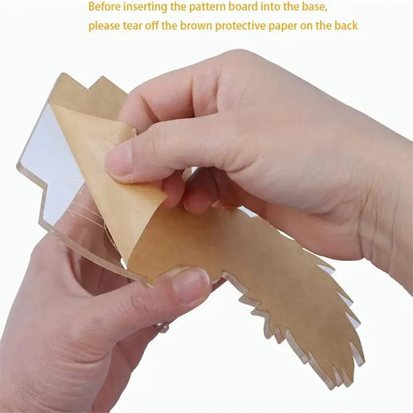 3D Teddy Bear Optical Acrylic Night Light - LauBelle