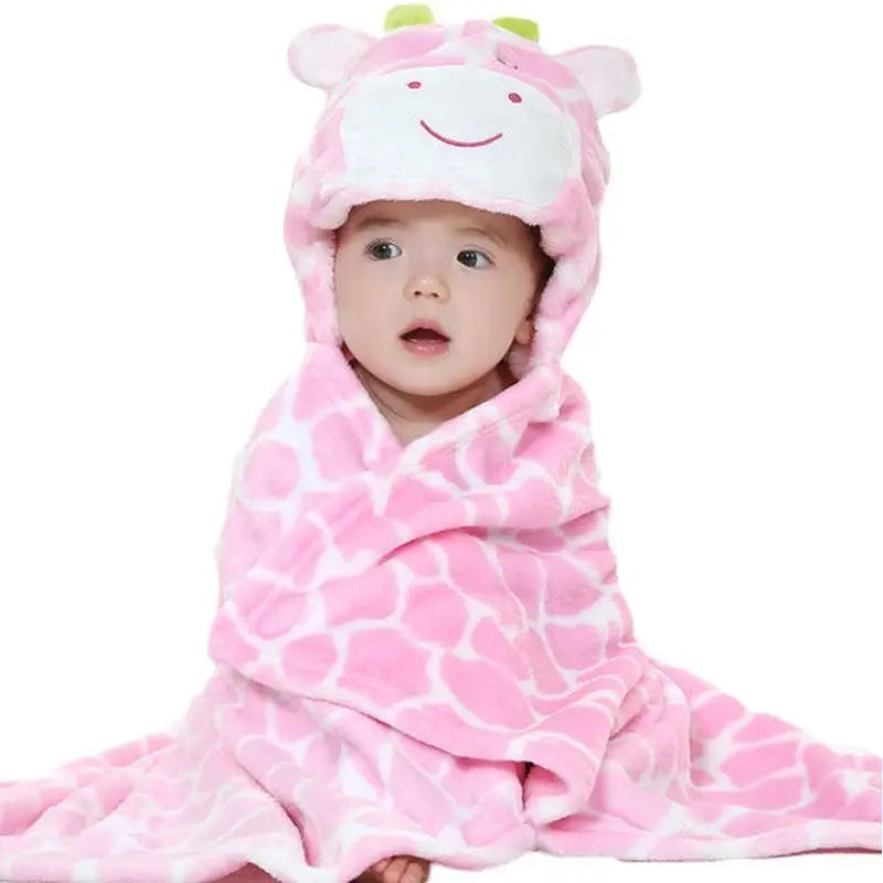 CuddleSoft Baby Bath Towel Ultra Soft Premium Cotton for Delicate Skin - LauBelle Brand