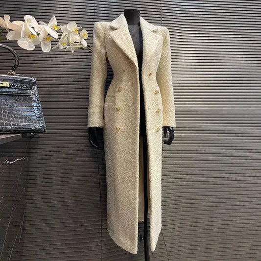 Woolen Temptation Coat for Winter Warmth and Comfort - LauBelle Brand