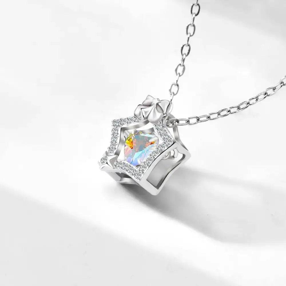 XINGX S925 Radiant Silver Necklace in Sterling Silver - LauBelle