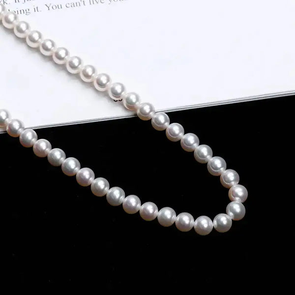 LustrePearl Handcrafted Pearl Necklace in Gift Box - LauBelle