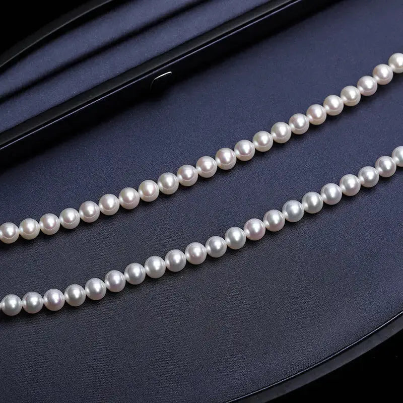 LustrePearl Handcrafted Pearl Necklace in Gift Box - LauBelle Brand