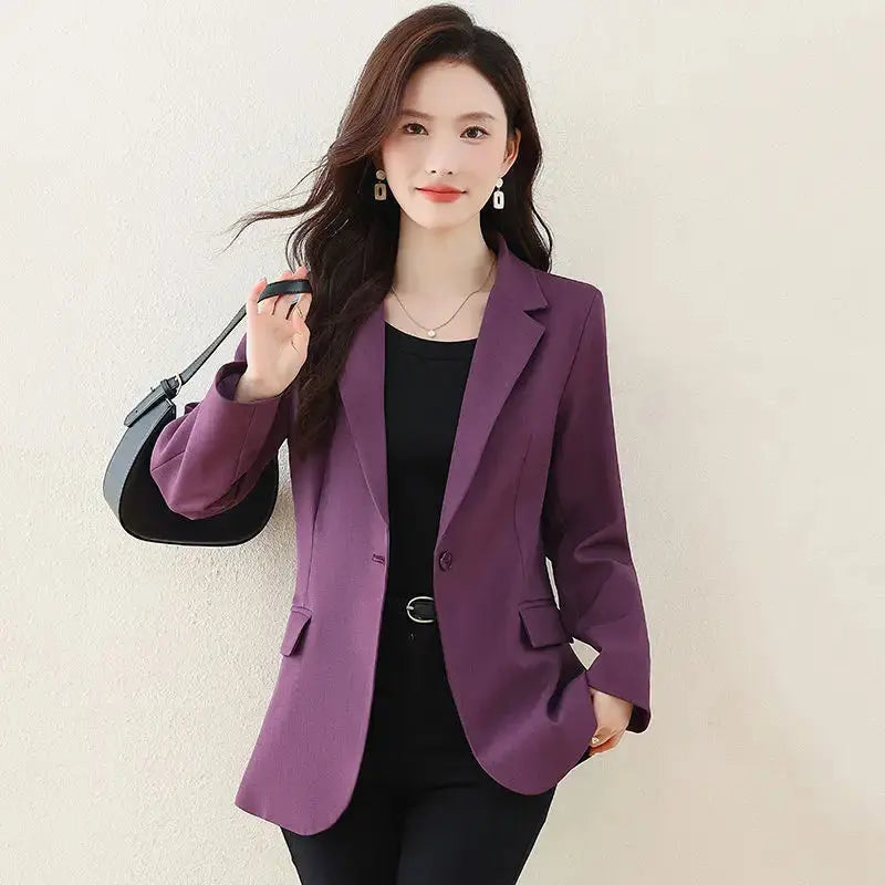 ChicBeige Tailored Blazer in Premium Fabric - LauBelle