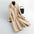 LambCoat Cream Faux Fur Fleece Chenille Winter Coat - LauBelle Brand