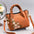 PU Leather Medium Crossbody Handbag with Drawstring Closure - LauBelle Brand