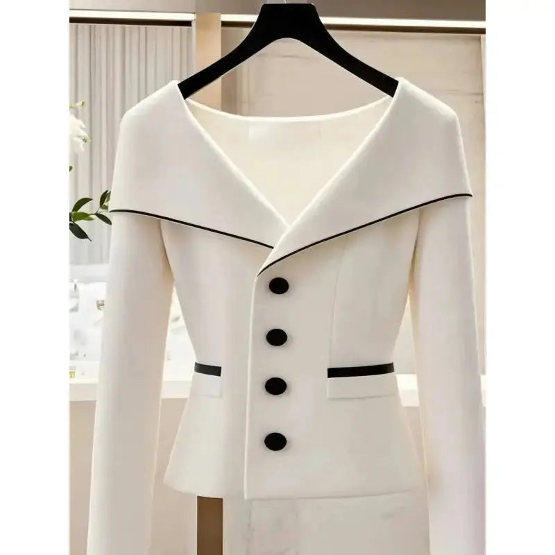 ChicMistress Ultimate White Elegance Coat for Women - LauBelle Brand
