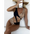 EuroAmeri Chic High-Waist One-Piece Swimsuit for Women - LauBelle