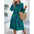 Leopard Luxe Dress with Contrasting Color and Bold Print - LauBelle Brand
