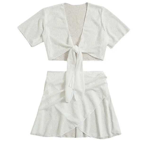 SunGuard Womens UV Protective Two-Piece Beach Set - LauBelle