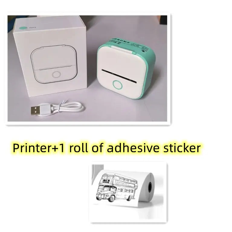 Phomemo T02 Mini Inkless Pocket Printer with Extensive Question Banks - LauBelle