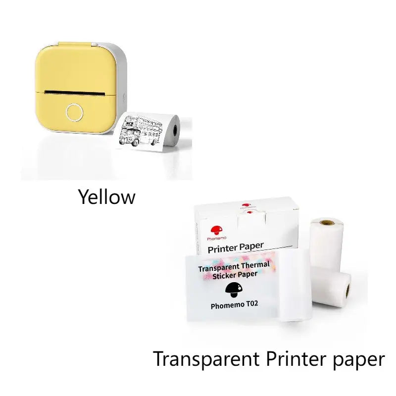 Phomemo T02 Mini Inkless Pocket Printer with Extensive Question Banks - LauBelle