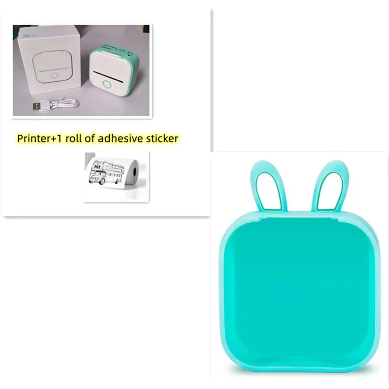 Phomemo T02 Mini Inkless Pocket Printer with Extensive Question Banks - LauBelle