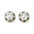 Sunflower Sparkle Earrings with Crystal Center - LauBelle