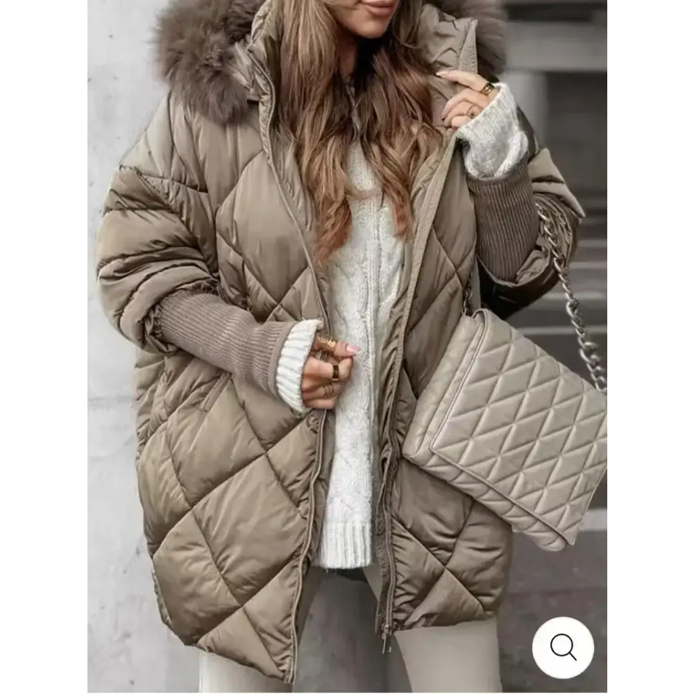 FrostGuard Hooded Cardigan Coat with Fleece Lining - LauBelle