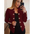 Black Blazer with Decorative CuffMates Suit Buttons for Women - LauBelle Brand