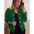 Black Blazer with Decorative CuffMates Suit Buttons for Women - LauBelle Brand