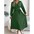Polka Dot Pleated Maxi Dress for Elegant Comfort - LauBelle Brand