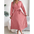 Polka Dot Pleated Maxi Dress for Elegant Comfort - LauBelle Brand
