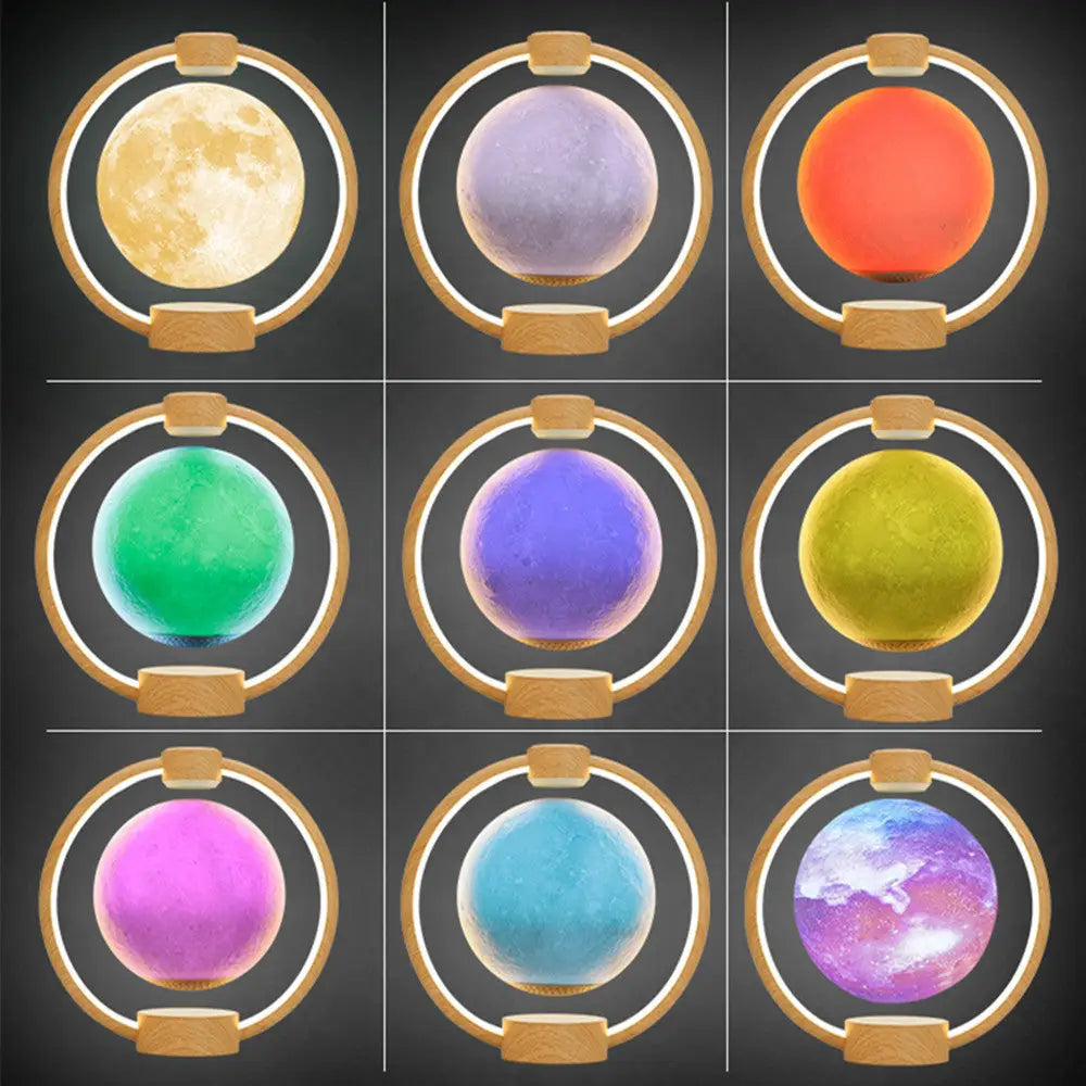 Maglev Moon Light Bluetooth 3D Stereo Diy Colorful Glare - LauBelle