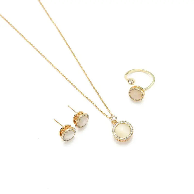 Twirl Opal Pendant Rotating Necklace for Women - LauBelle