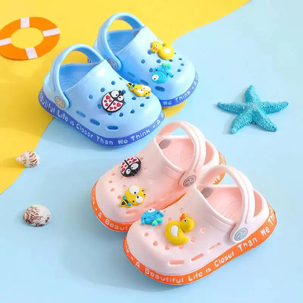 ToonTrek Toddler Slippers with Vibrant Colors and Playful Designs - LauBelle