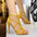 Elegant Suede Stiletto Heels with Hollow Chic Design - LauBelle