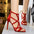 Elegant Suede Stiletto Heels with Hollow Chic Design - LauBelle