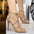 Elegant Suede Stiletto Heels with Hollow Chic Design - LauBelle