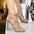 Elegant Suede Stiletto Heels with Hollow Chic Design - LauBelle