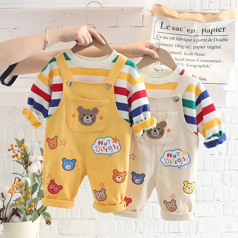 Adventure Champs Boys Overall Suit for Outdoor Exploration - LauBelle