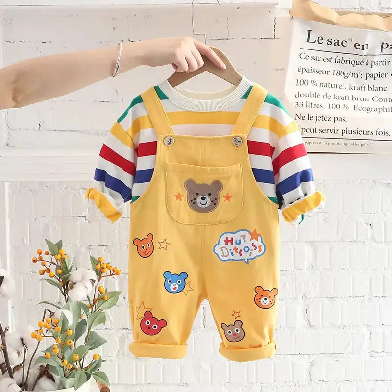 Adventure Champs Boys Overall Suit for Outdoor Exploration - LauBelle