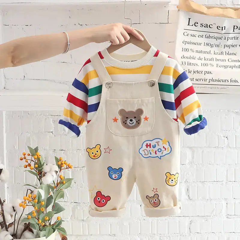 Adventure Champs Boys Overall Suit for Outdoor Exploration - LauBelle