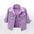 Korean Denim Coat with Traditional Design - LauBelle