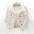 Korean Denim Coat with Traditional Design - LauBelle