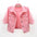 Korean Denim Coat with Traditional Design - LauBelle