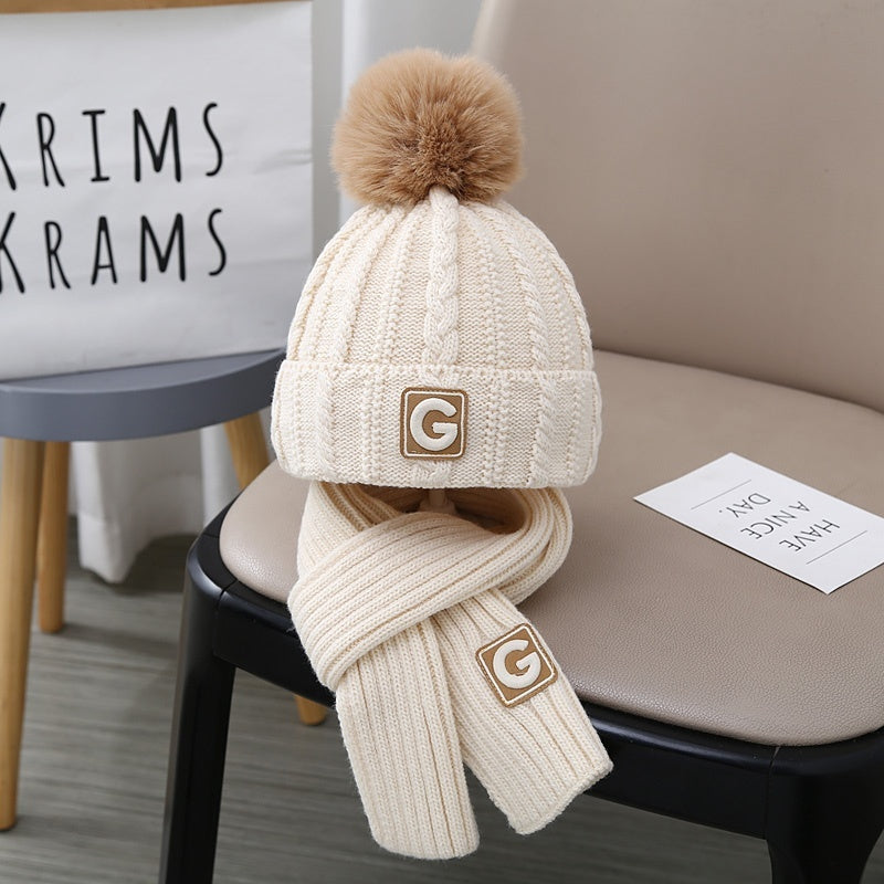 SnugPals: Boys' Cozy Knit Hat & Scarf Duo - LauBelle