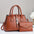Candy Pop Retro Textured Large Capacity Shoulder Bag - LauBelle Brand