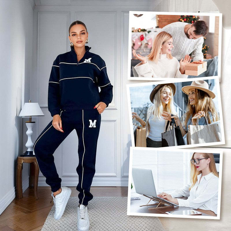 ChicEase: Women's Comfy 2-Piece Lounge Set - LauBelle Brand