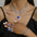 Bridal Glam 3-Piece Jewelry Set: Necklace, Studs, Bracelet - LauBelle Brand