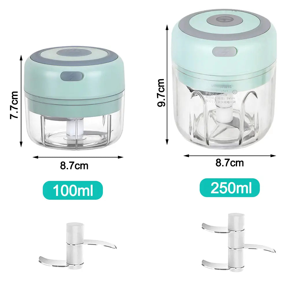 Electric Grinder with Stainless Steel Blade and One Touch Operation