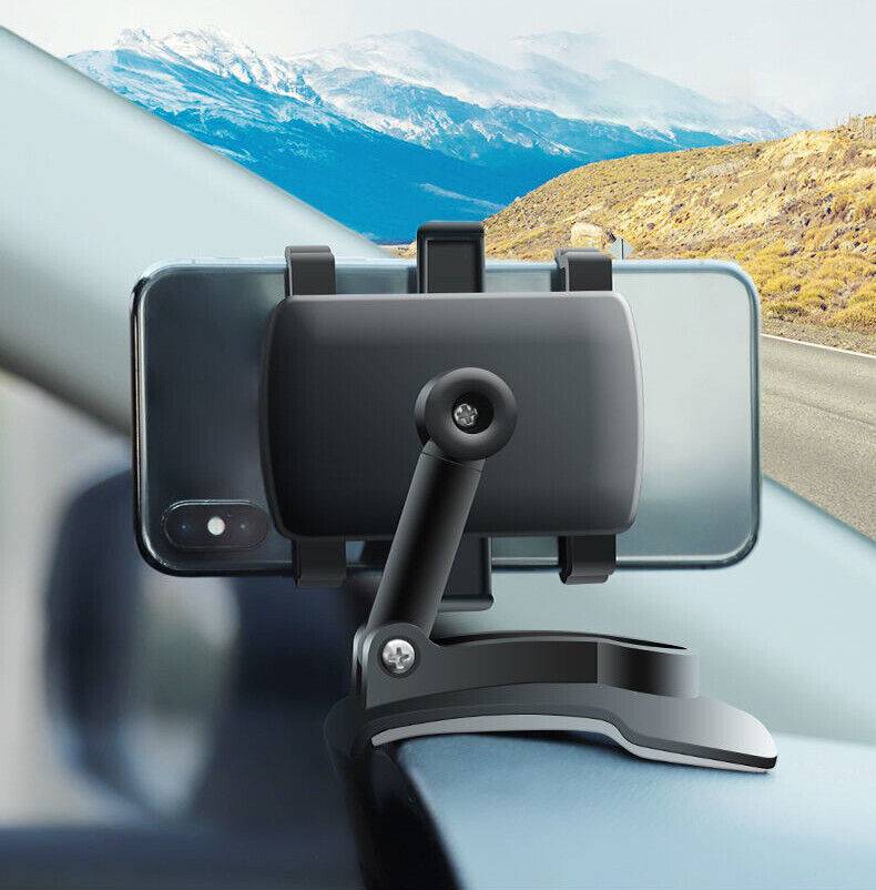 Mobile Phone Holder for Car Dashboard with 360 Degree Rotation