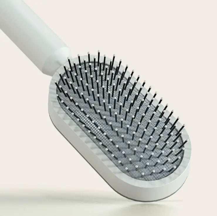 Self Cleaning Hairbrush with 3D Air Cushion for Healthy Hair